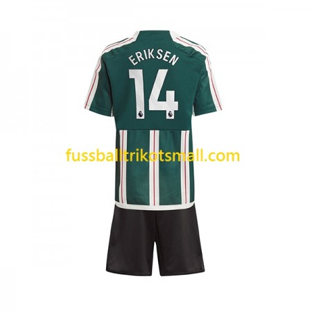 Fußballtrikots Manchester United Eriksen 14 Kinder 2023-2024 Kurzarm Auswärts-trikot kaufen